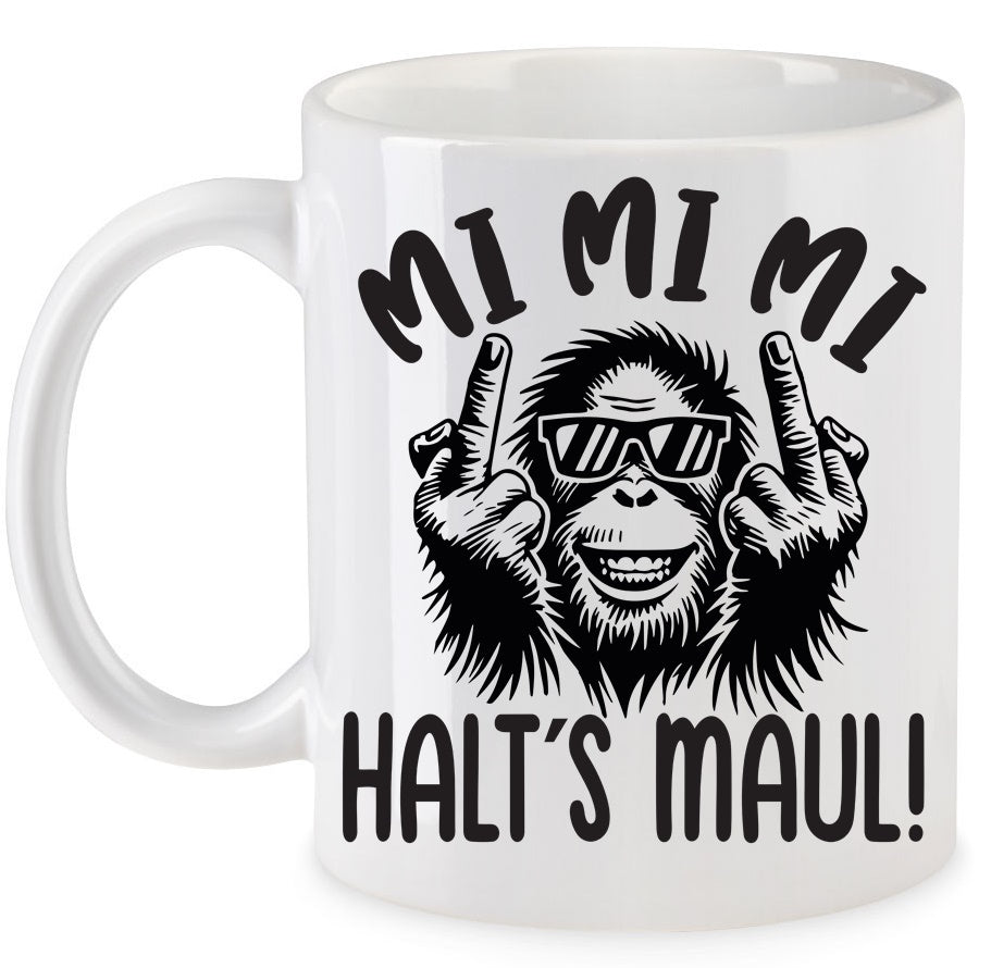 TASSE MONKEY " MI MI MI " HALTS MAUL " ArtNr.: DGS